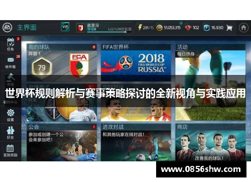 世界杯规则解析与赛事策略探讨的全新视角与实践应用